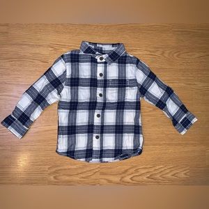 Cat & Jack 18M Button Up Flannel